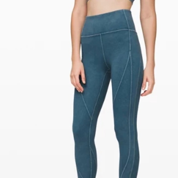 Lululemon Wunder Under HR Tight 28" Rib sz 6 - Picture 2 of 10